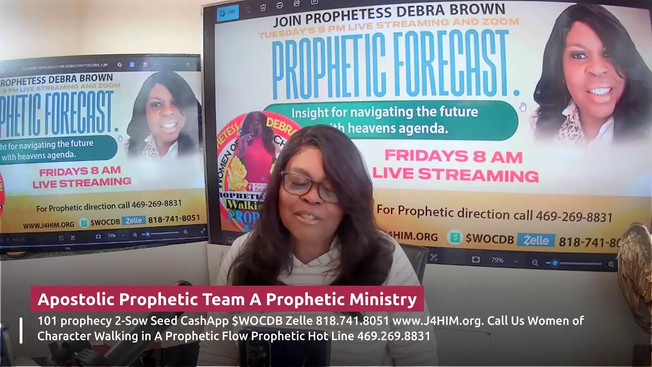 Prophetess Debra Brown Founded 1997 Women of Character Walkin In Prophetic Flow