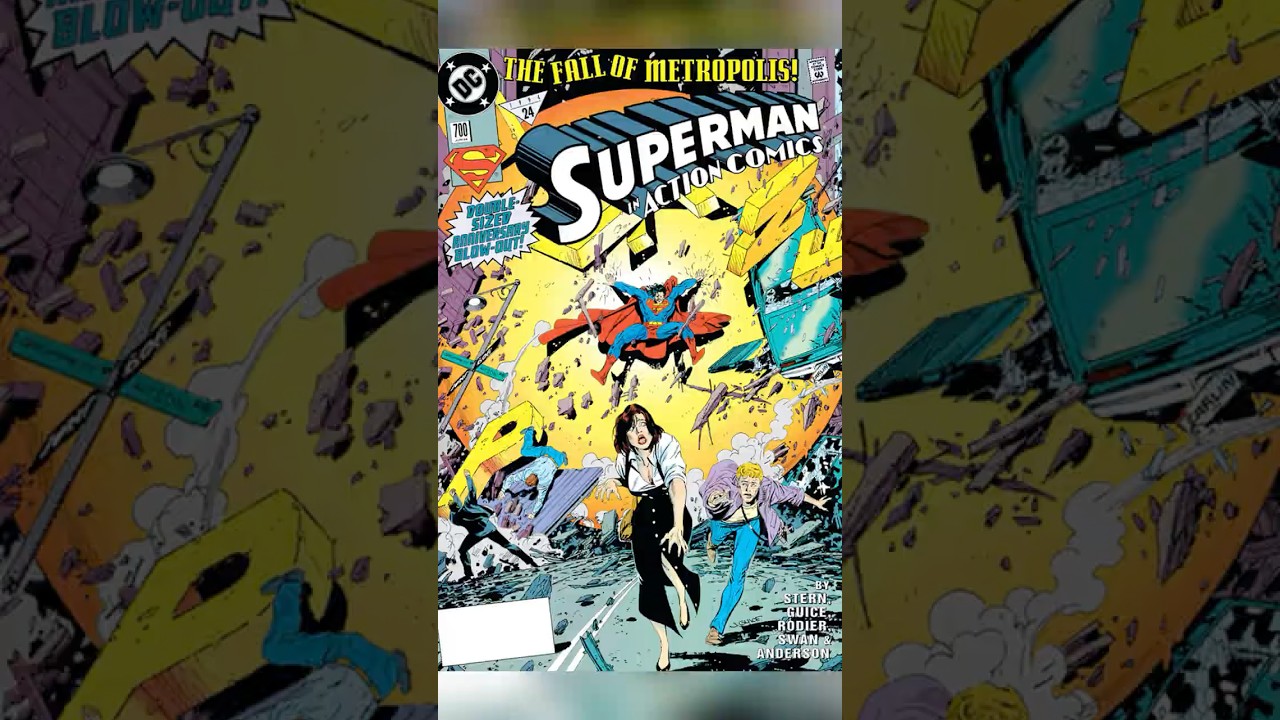 Superman Lifts the Daily Planet Building One Handed
