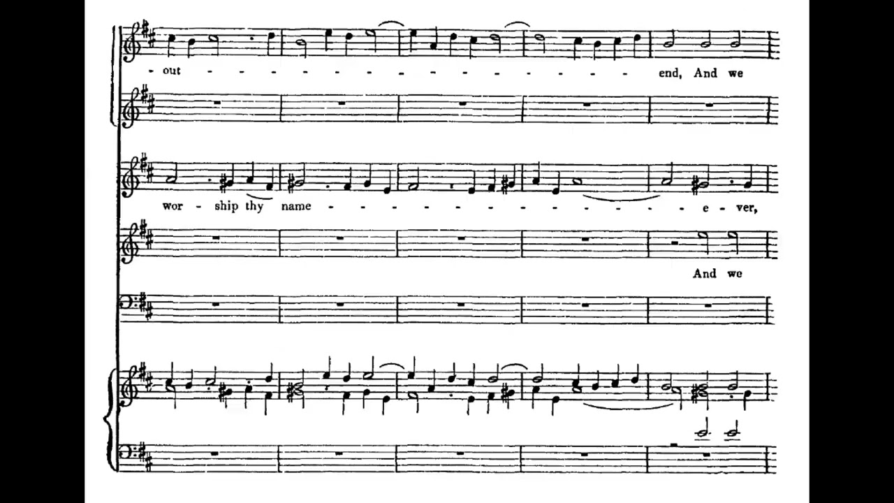Händel: Dettingen Te Deum - X. Day by day we magnify thee - Preston