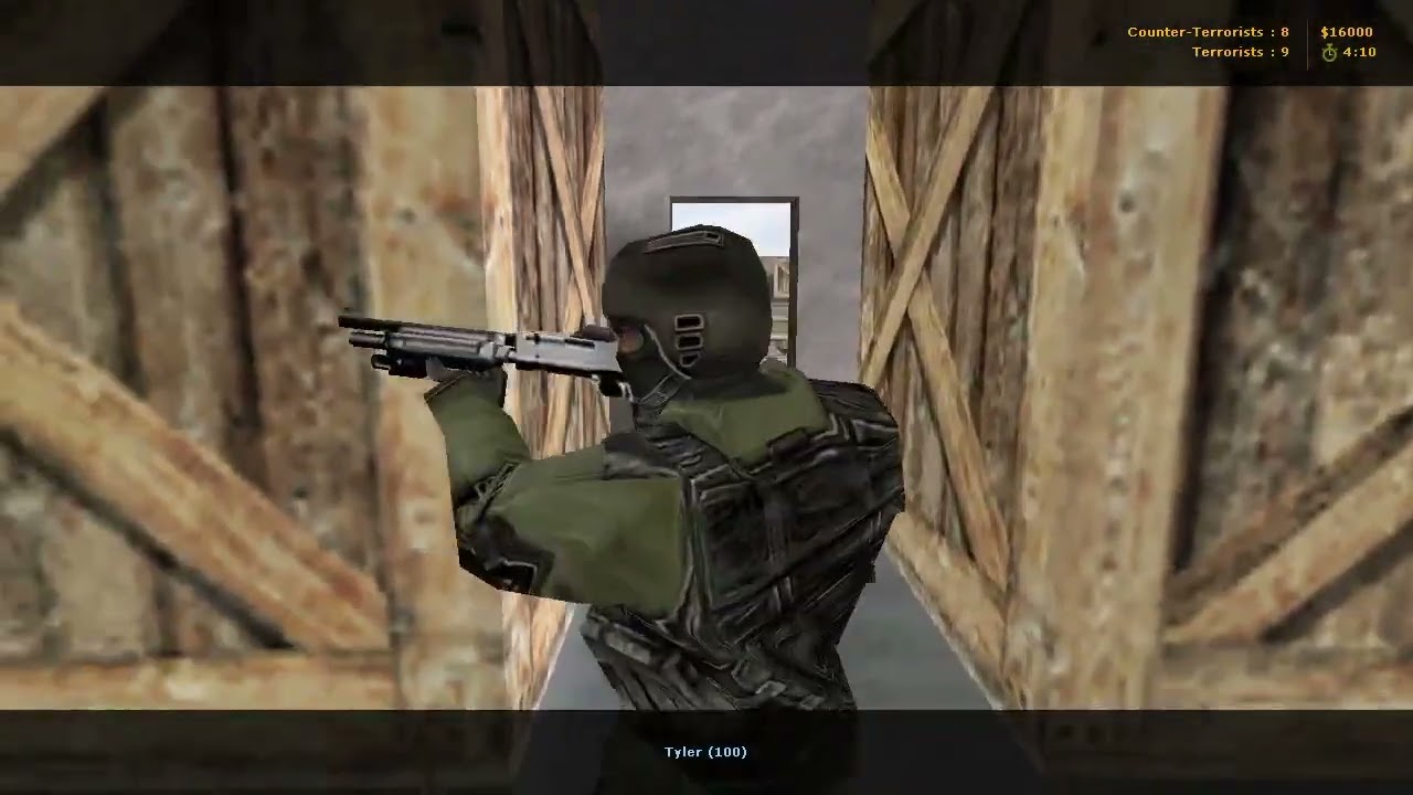 Counter-Strike 1.6 Gameplay Aim Shotgun