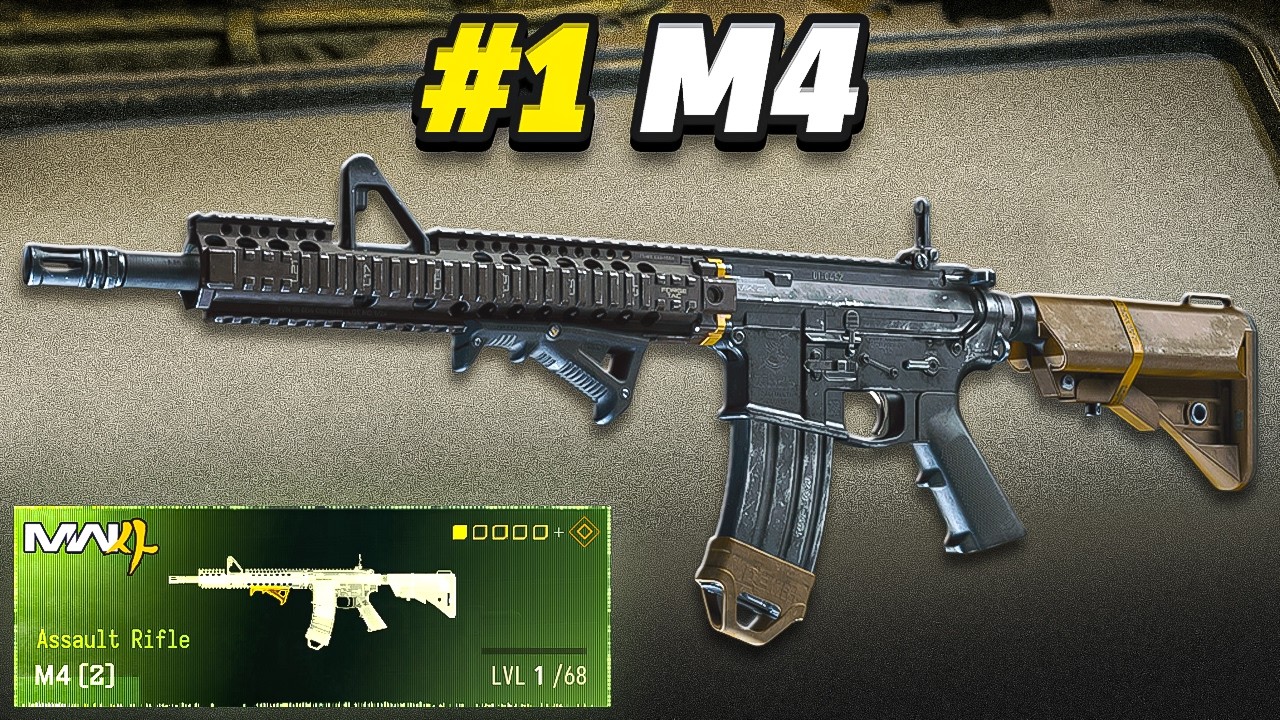 #1 M4 CLASS SETUP in MODERN WARFARE 4 BETA! 👑 (Best M4 Class Setup) MW4 Best Loadouts