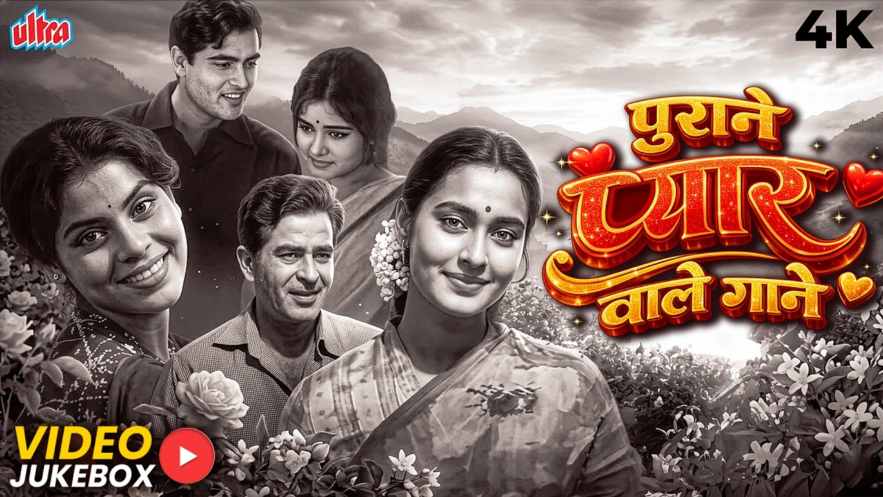 पुराने प्यार वाले गाने 💕- 🎼 Old Is Gold Love Songs - Black & White Era Songs - Bollywood Classics
