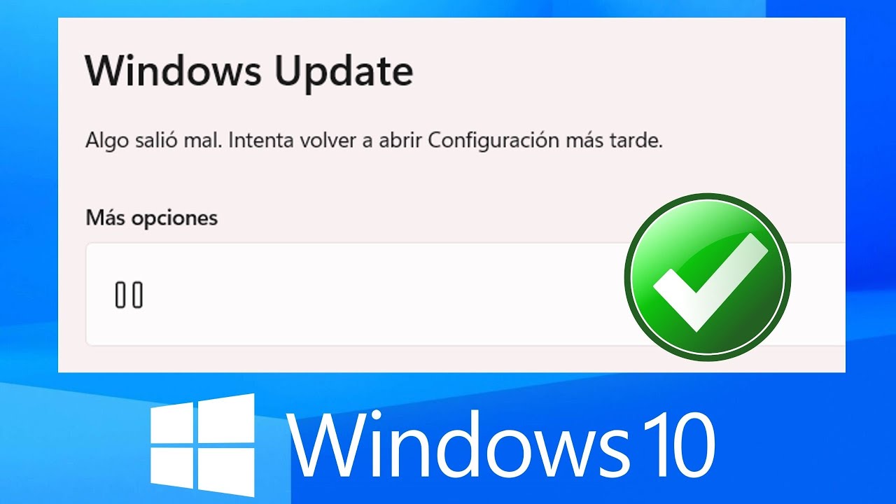 Algo Salió Mal Intenta Volver Abrir Configuración Mas Tarde en Windows 10 | Problema resuelto
