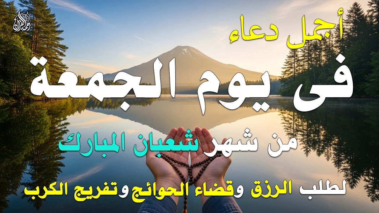 دعاء فى يوم الجمعة المستجاب دعاء يوم 11 من شهر شعبان للرزق والشفاء العاجل وقضاء الحوائج 🤲(4k)