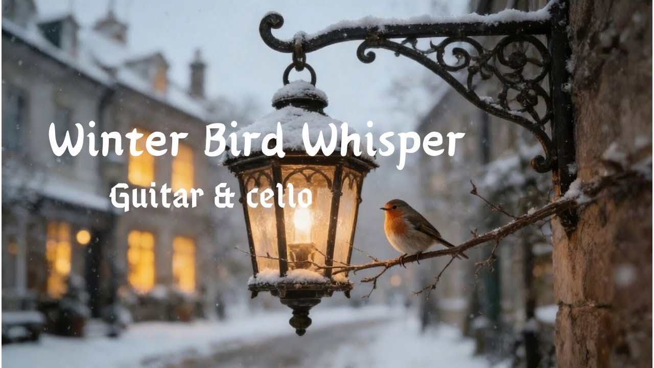 Winter Birds Whispers｜Calming Acoustic Guitar & Cello for a Quiet Morning