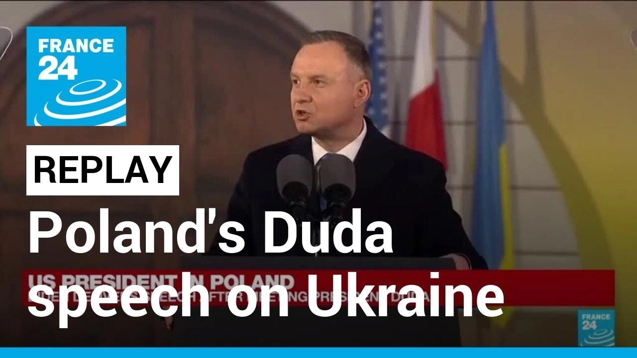 REPLAY: Poland's Duda urges West to support Ukraine &bull; FRANCE 24 English
