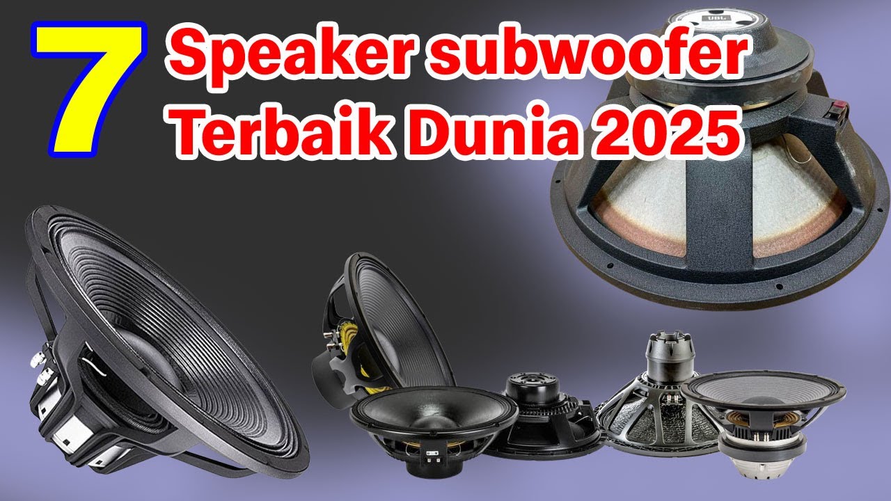 HOREG! Daftar Speaker subwoofer Populer 18 Inch terbaik Dunia dan termahal 2025
