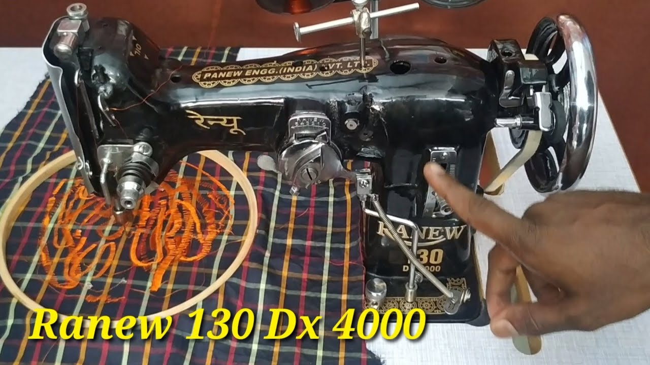 Ranew 130 DX 4000|Sewing Machine Details|Embroidery |zig zag|Stitching Machine|mechine embroidery.