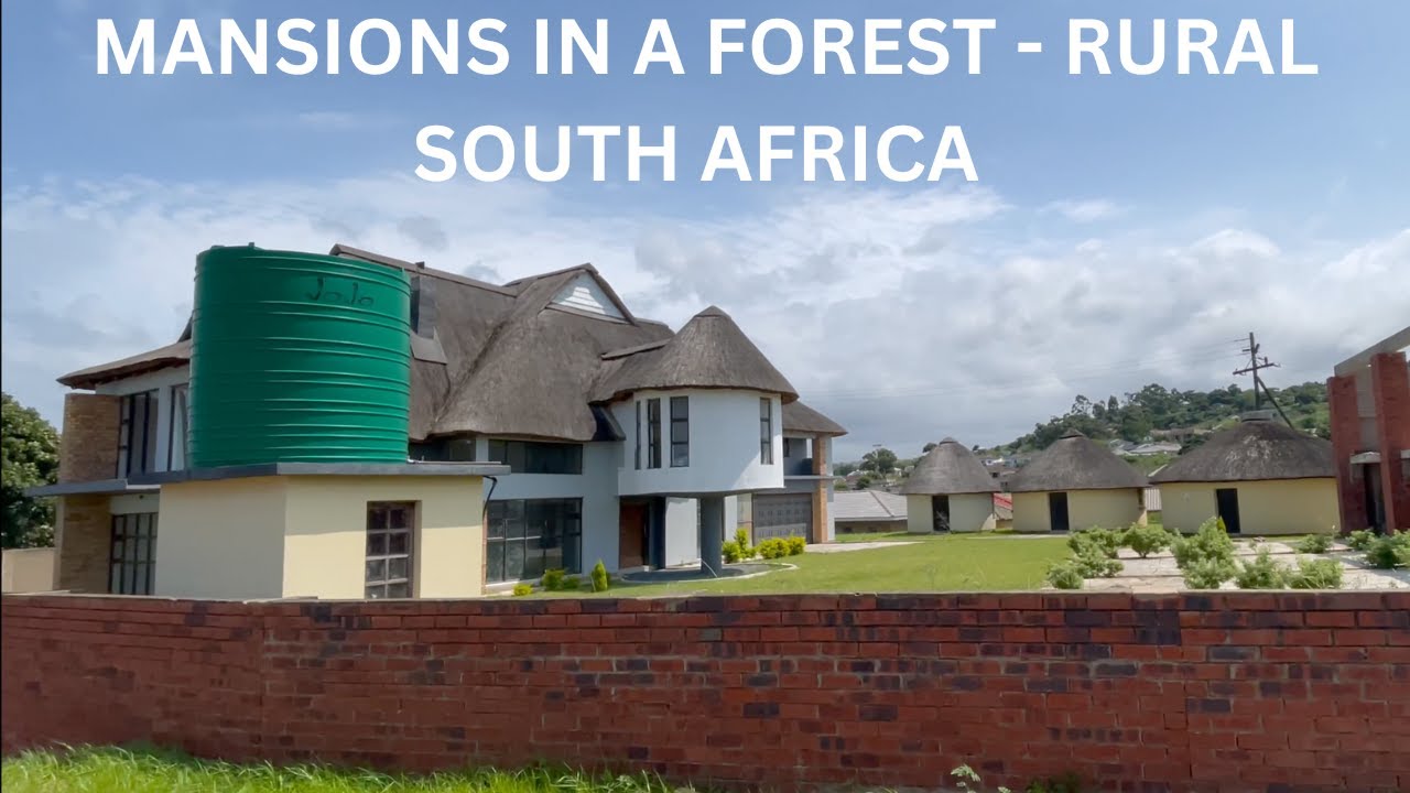 Mansions in  a forest in rural South Africa