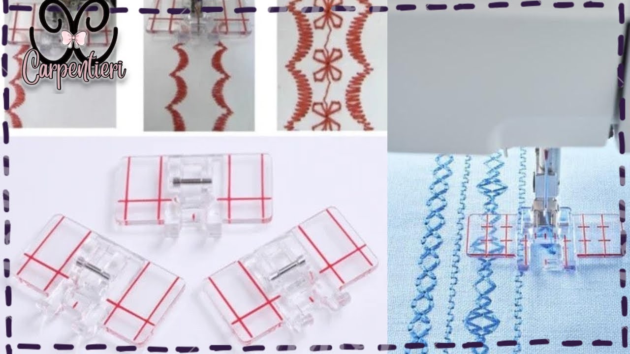 PIEDINO SATIN CON GUIDA | PARALLELA | GUIDE STITCH FOOT TUTORIAL @cri.carpent