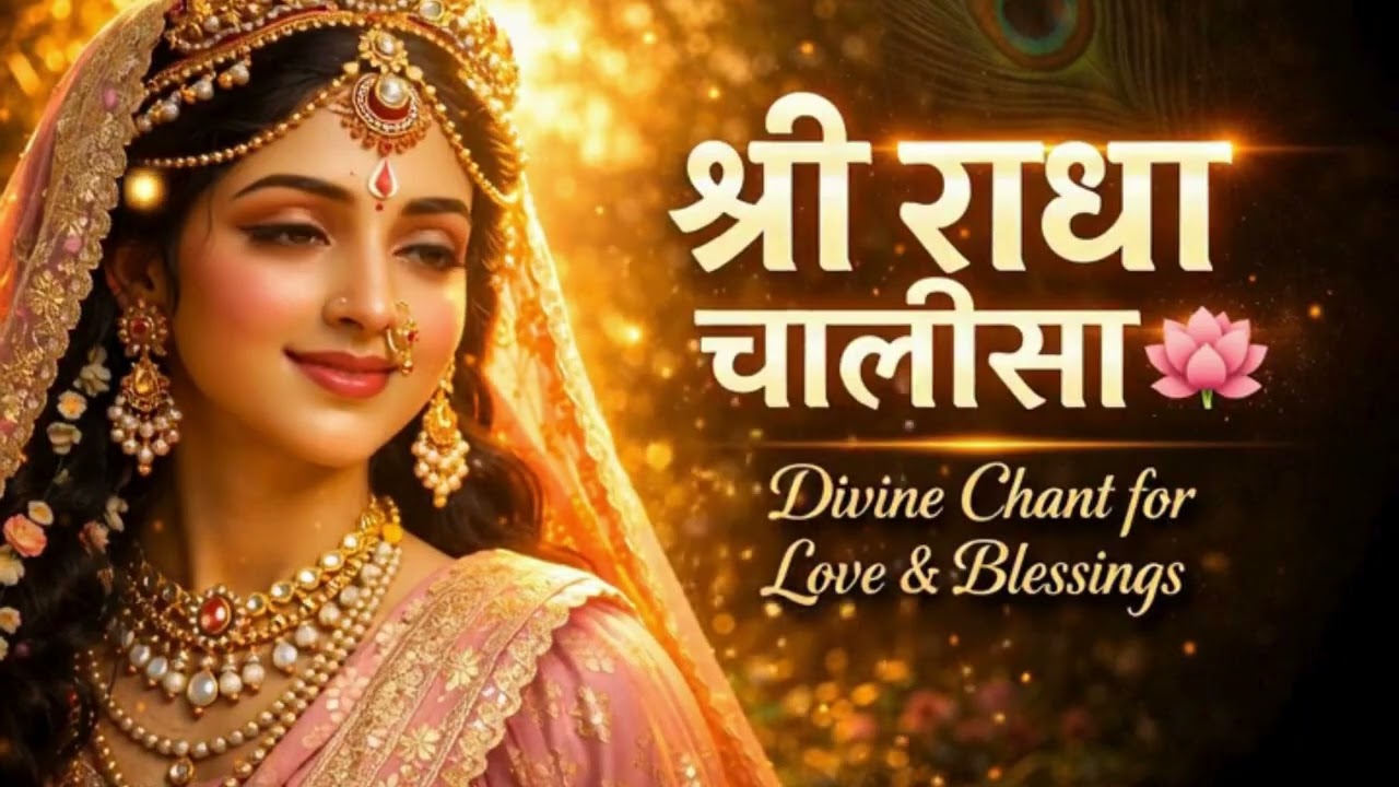 राधा नाम का चमत्कार ✨  श्री राधा चालीसा  Radha Chalisa for Peace & Blessings