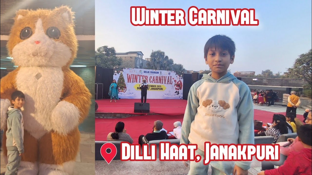 Winter Carnival 2025 Organised by Delhi Tourism at Dilli Haat, Janakpuri | Winter Events in Delhi