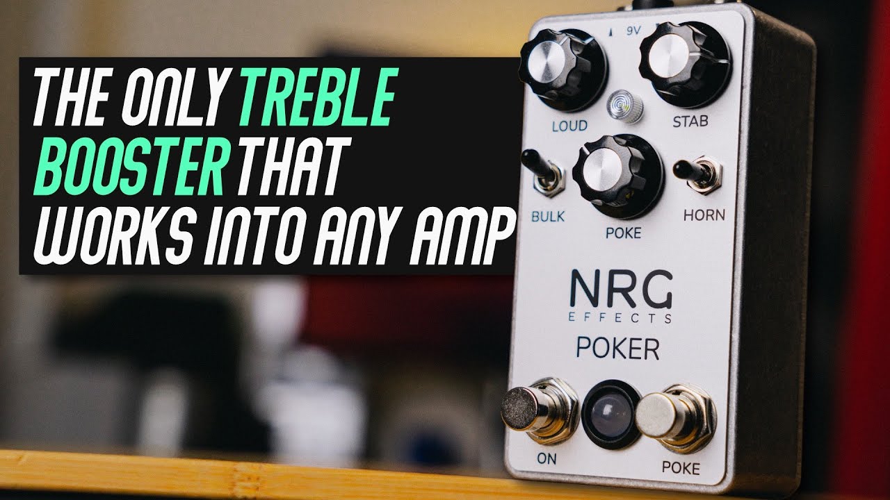 ЕДИНСТВЕННЫЙ усилитель высоких частот, работающий в чистом усилителе! | NRG Effects Poker Monochrome