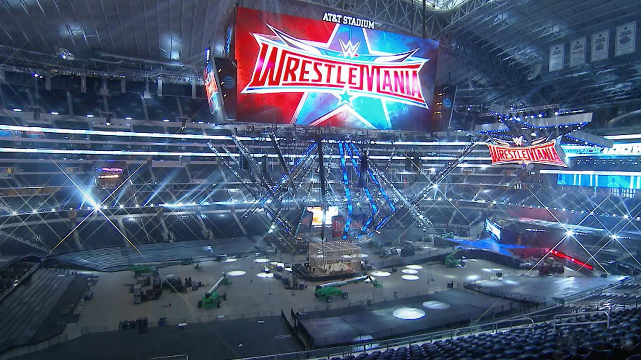 Das WrestleMania 32 Set im AT&T Stadium: SmackDown, 31. M&auml;rz 2016