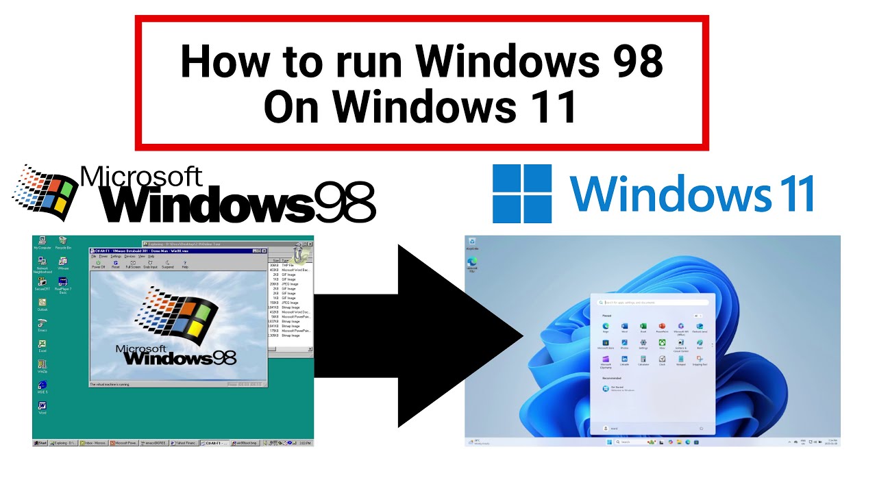 How to Install Windows 98 on Windows 11 with PCem! 💾