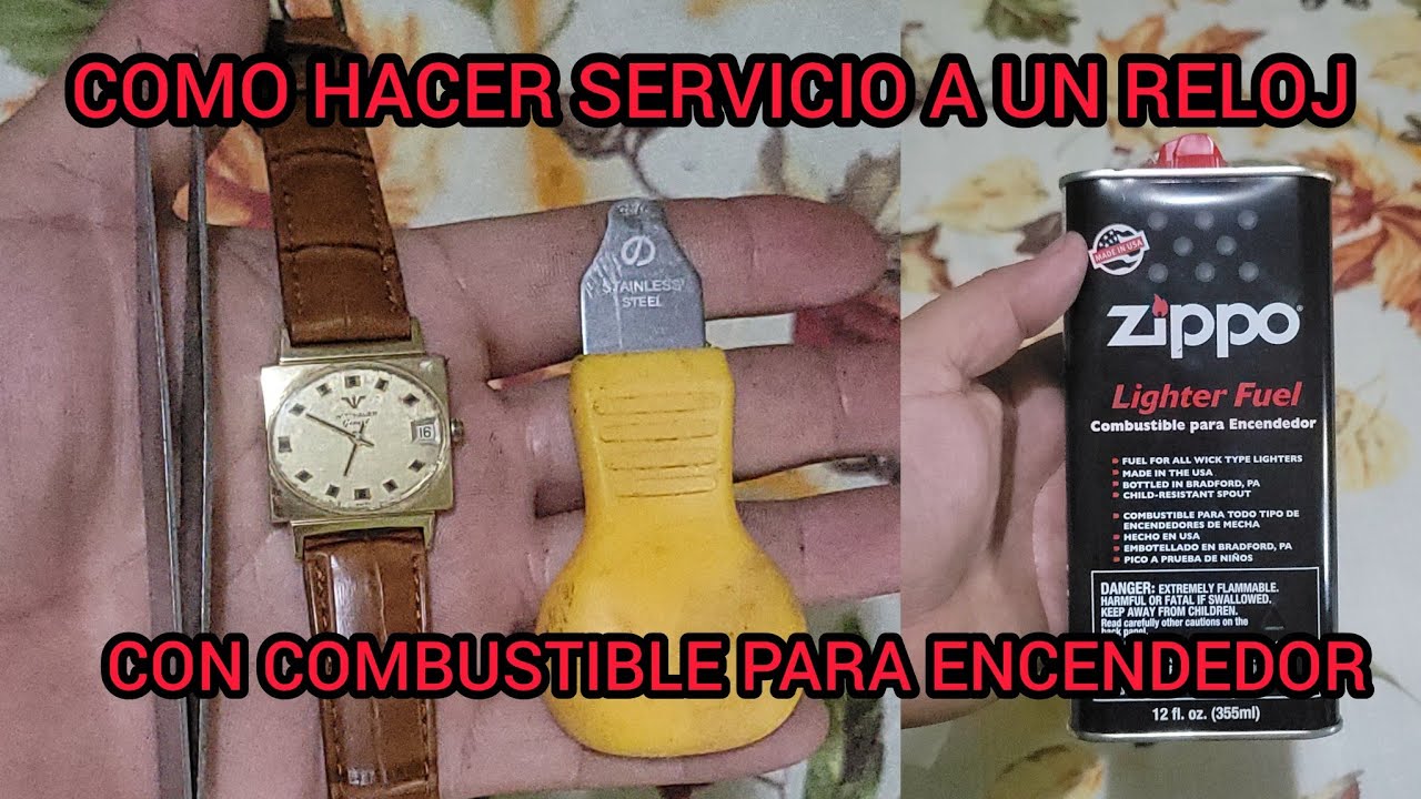 COMO HACER SERVICIO A UN RELOJ, SIN DESARMAR,  FUNCIONANDO O NO LA BENCINA 