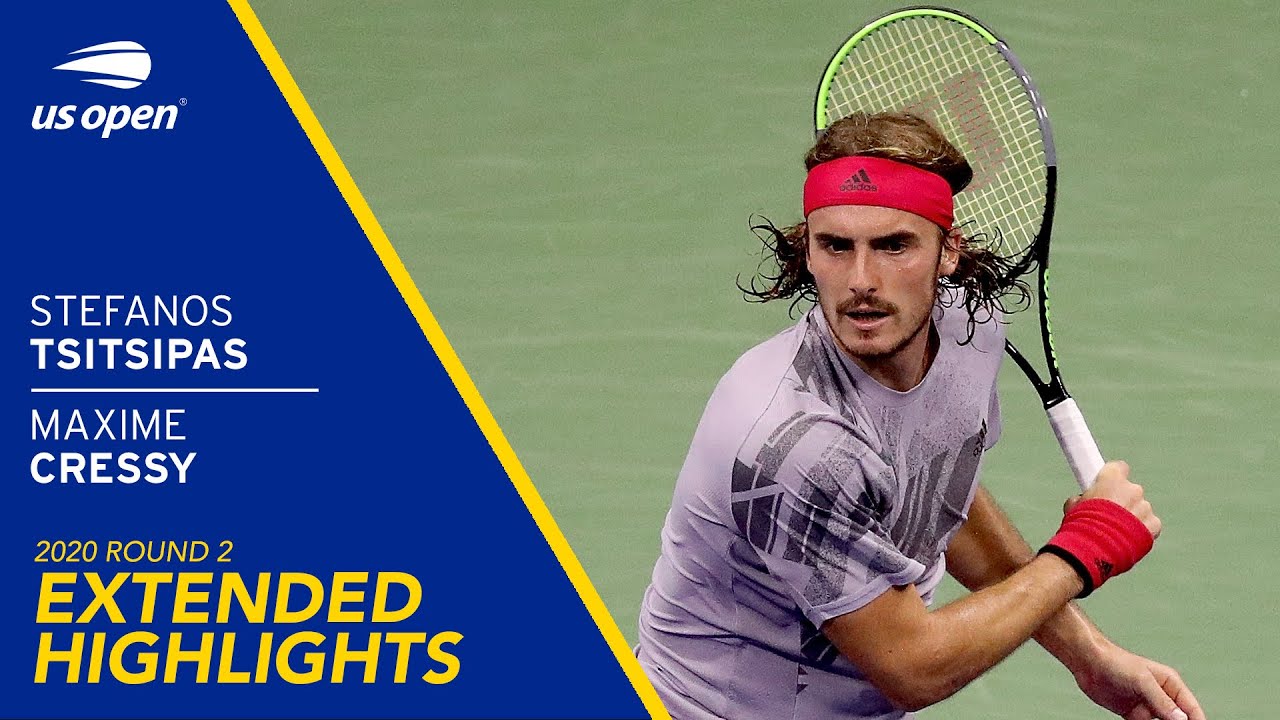 Stefanos Tsitsipas vs Maxime Cressy Extended Highlights | 2020 US Open Round 2