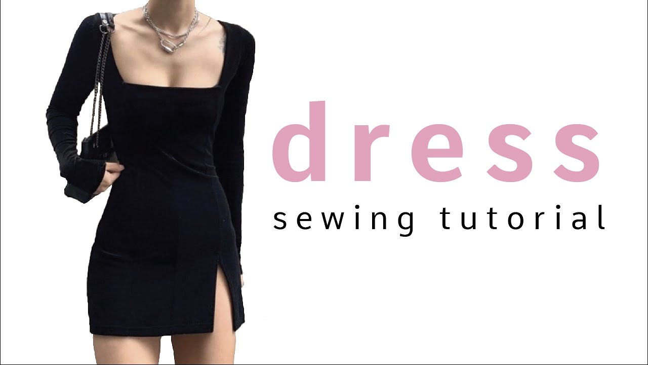 Square Neck Dress sewing tutorial