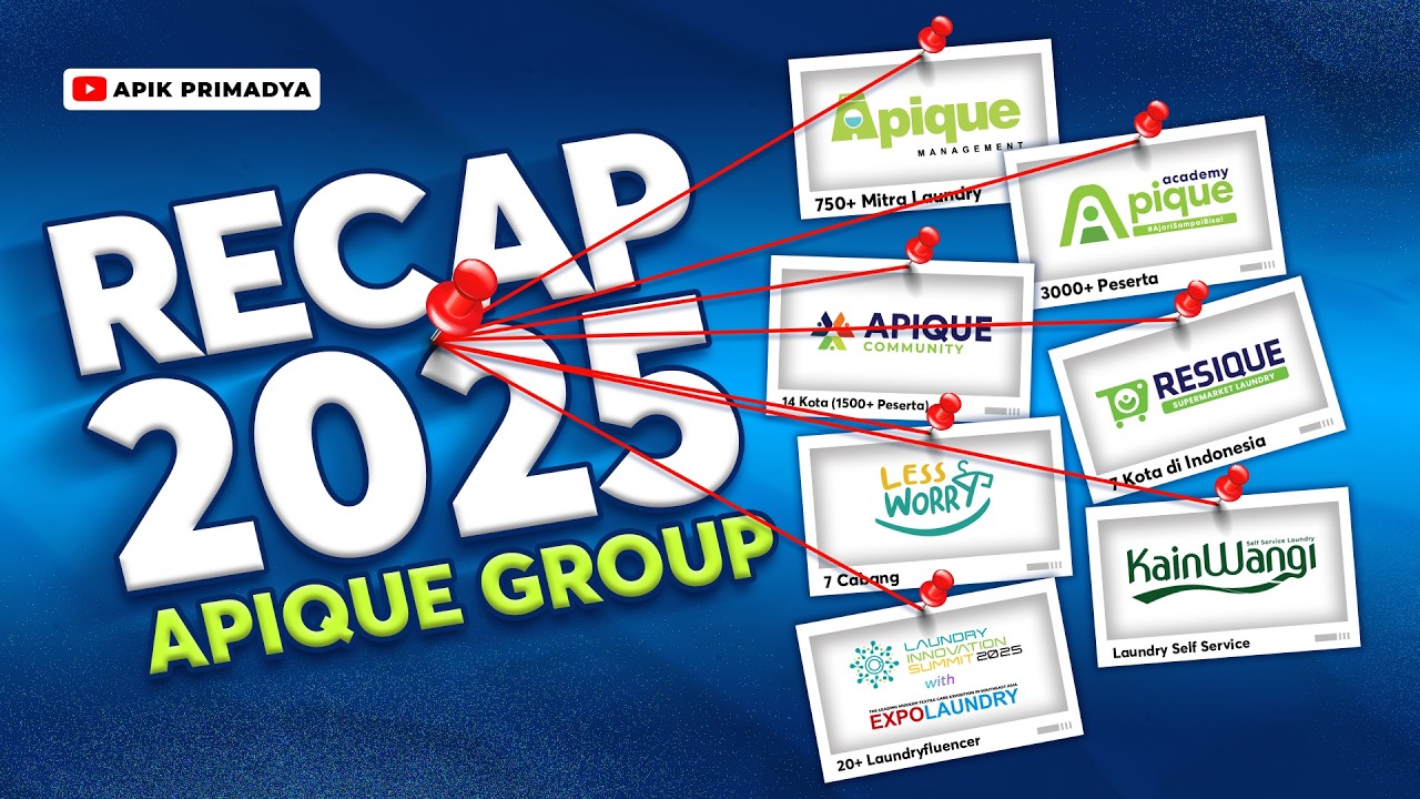 RECAP 2025: Satu Tahun Membentuk Ekosistem Laundry Indonesia | Apique Group