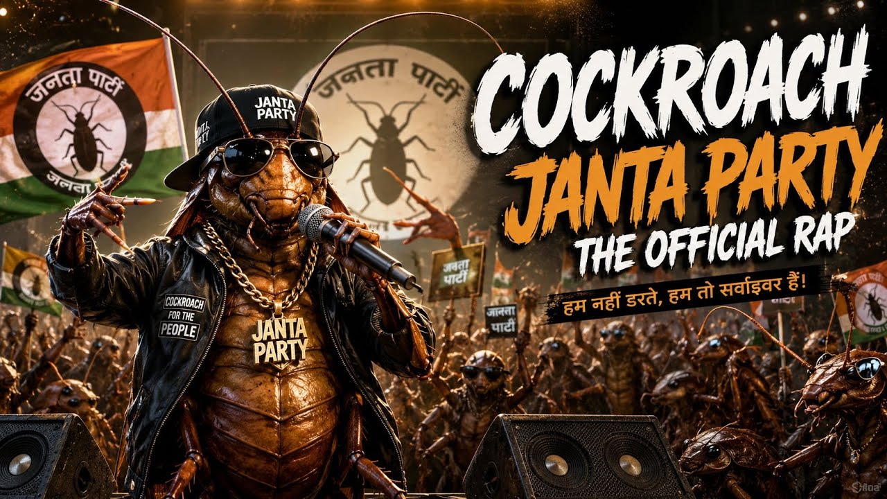 Cockroach Janta Party Rap Song 🪳 | Hindi Rap 2026 🔥 | Desi Hip Hop Anthem 🎤 