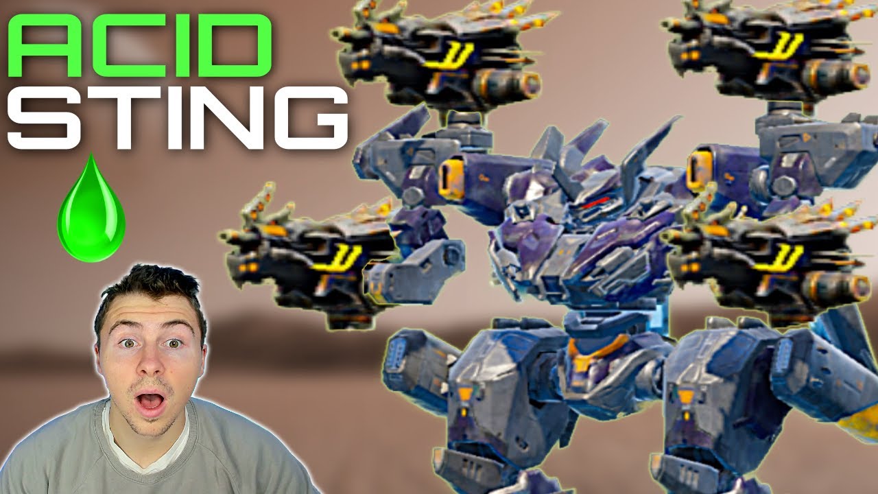 Acid Sprayer Sting... ALL CORROSION Nether Melting Enemies With The OLD Sting | War Robots