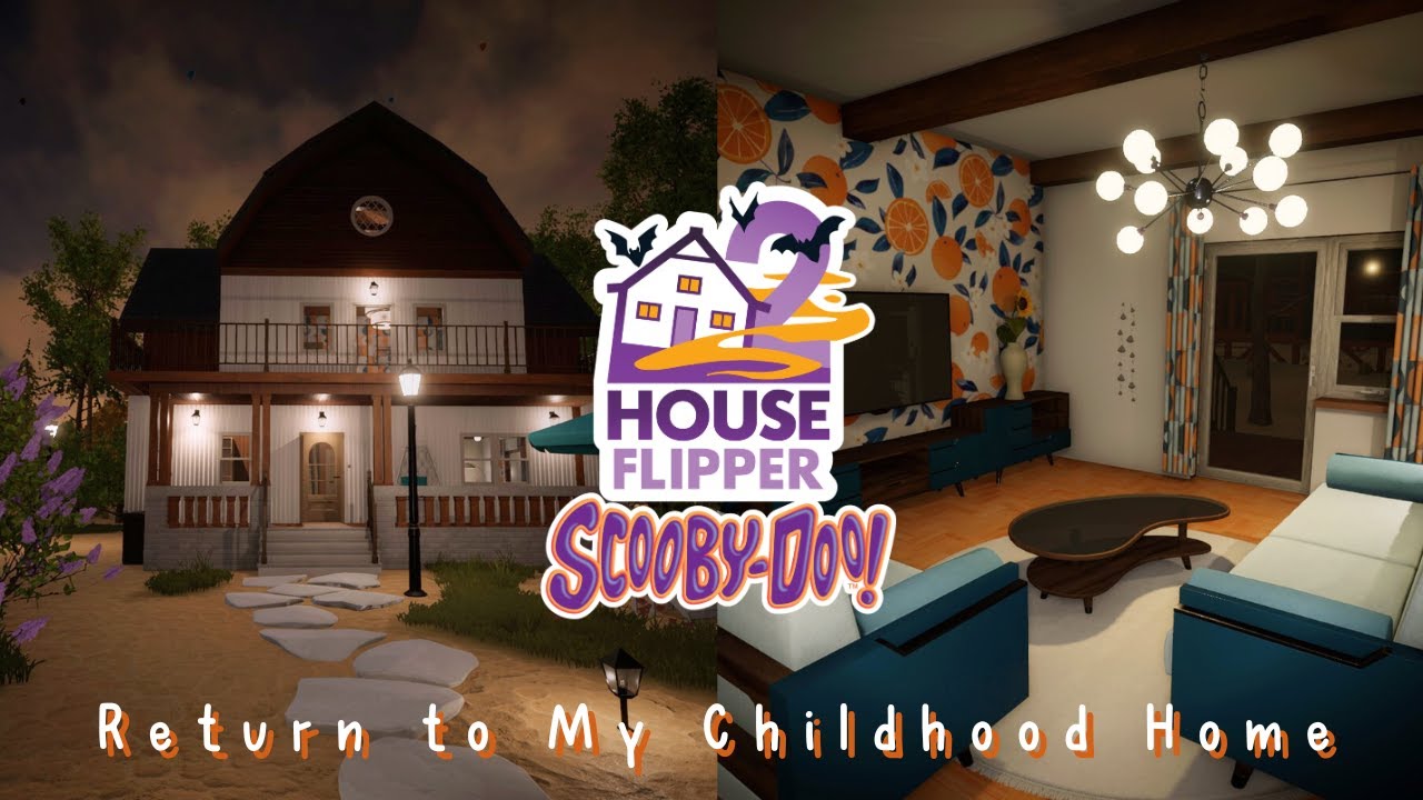 House Flipper 2 | Return to My Childhood Home | Scooby-Doo DLC Job (No Commentary)