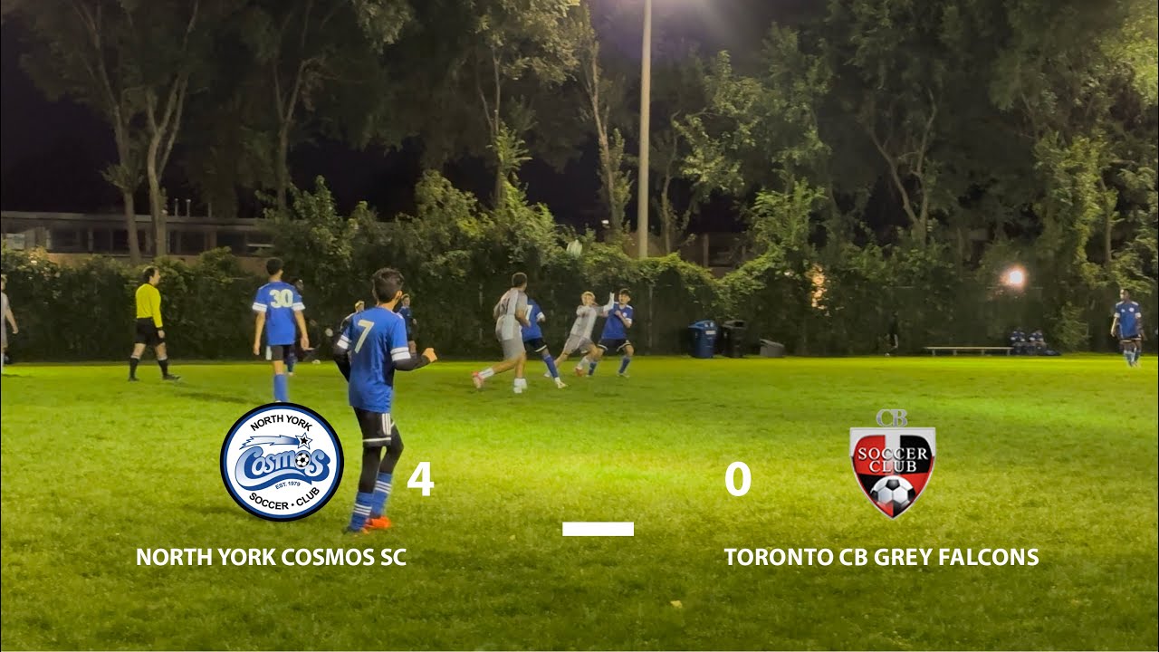 Toronto CB Grey Falcons   0.  VS  4   NORTH YORK COSMOS SC.  U14.   Sep 4th, 2025