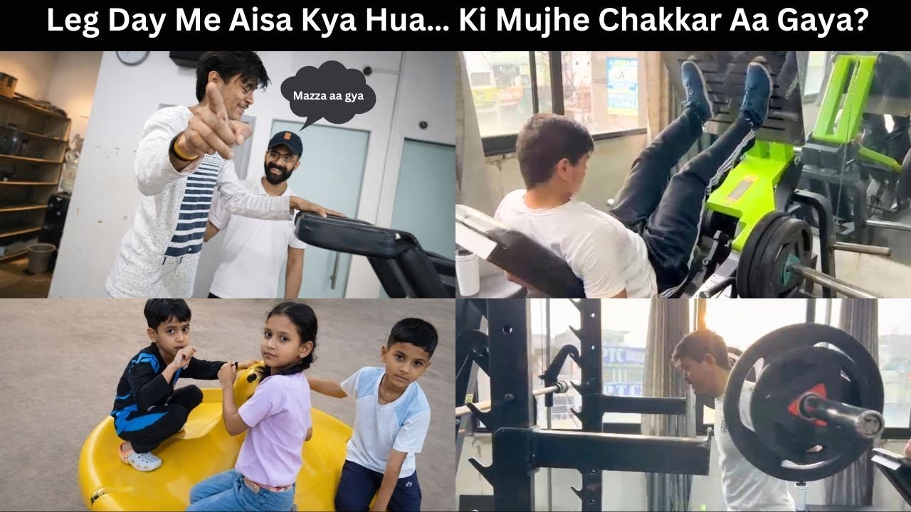 Subah Gym Gaya… Leg Day Me Chakkar Aa Gaya 😵 Phir Ghar Par Ye Hua | Daily Vlog