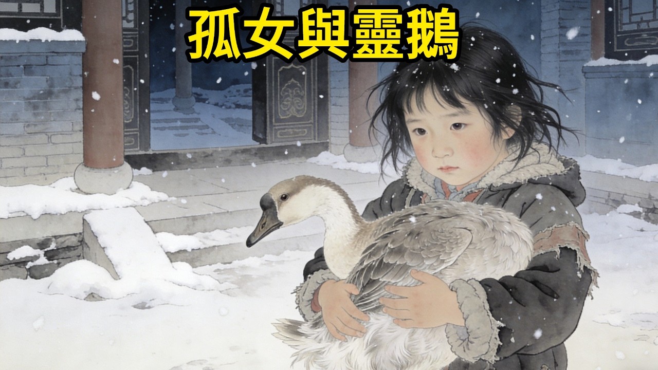6歲女童被叔嬸趕出家門，寒冬雪夜只抱一只瘦鵝求生，誰料三年後瘦鵝引她挖出地下銀庫，全村人追著巴結#民間故事 #故事頻道 #感人故事 #情感