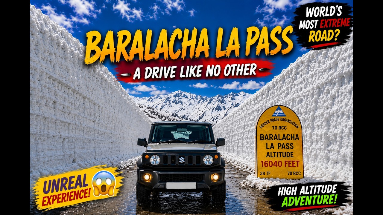Baralacha La Pass Like You've Never Seen Before! 😱