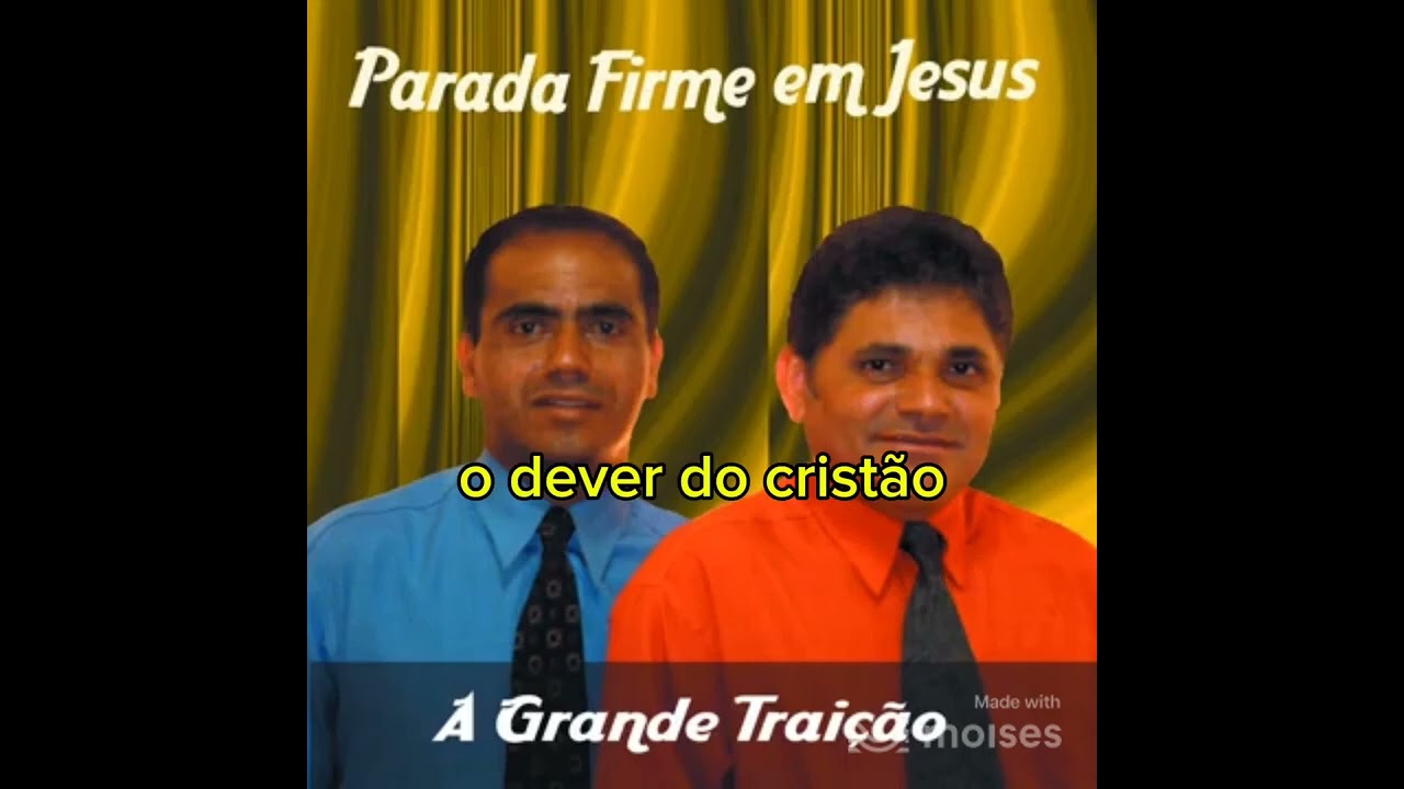 Playback legendado, dever do cristão (parada firme em Jesus).