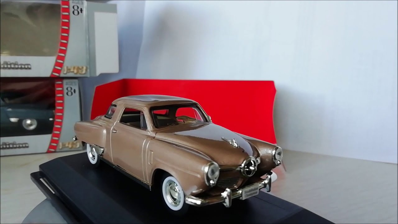 Unboxing scale models Studebaker Champion 1950 by Yat Ming 1:43 Road Signature Diecast Model Cars