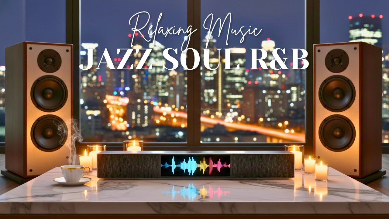 Smooth Jazz & Soulful R&B Grooves Cozy Cafe Ambience – Relax & Focus