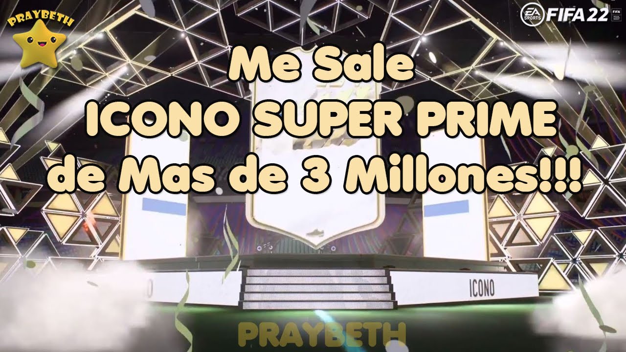 FIFA 22 Me sale ICONO Super Prime de Mas de 3 Millones .... #FIFA22 ⚽