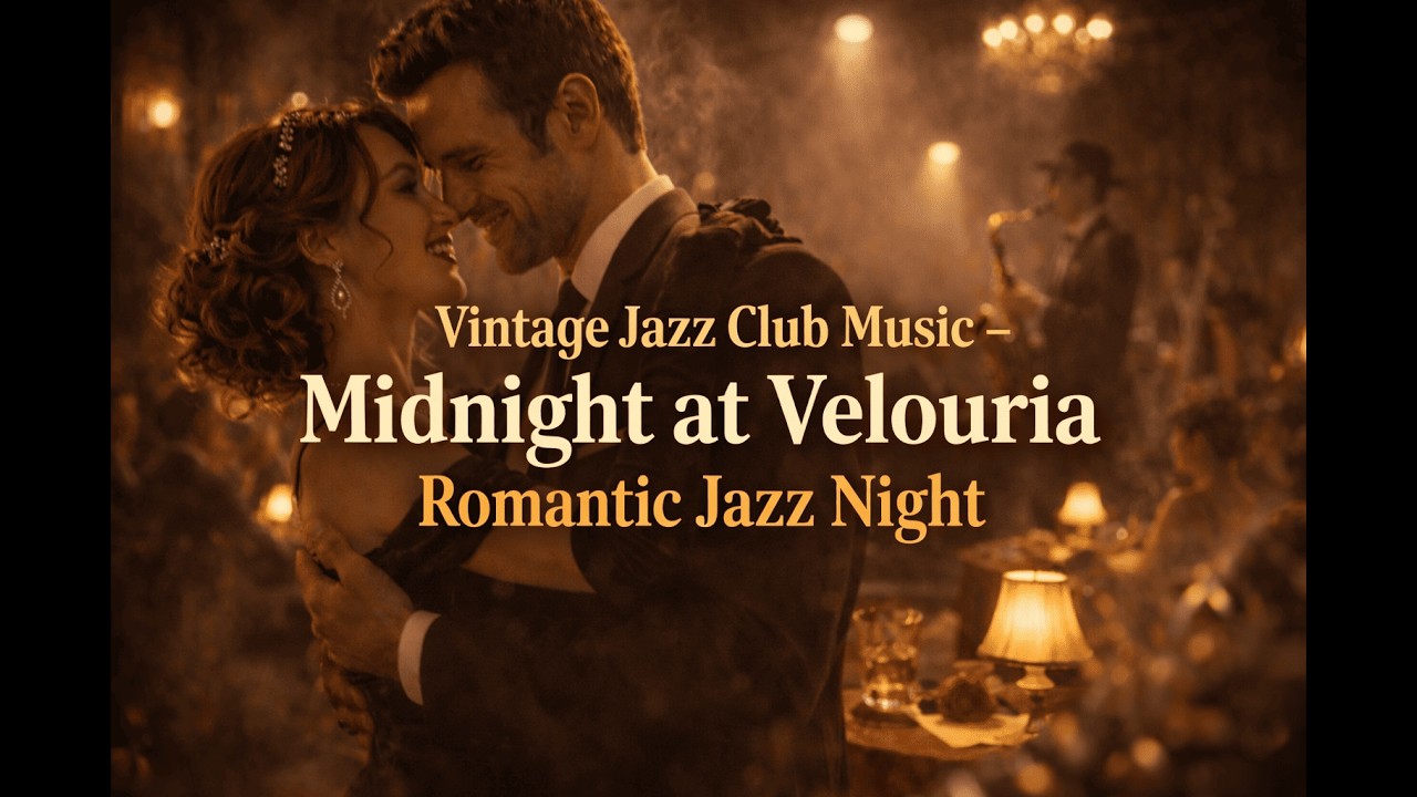 Vintage Jazz Club Music – Midnight at Velouria | Romantic Jazz Night