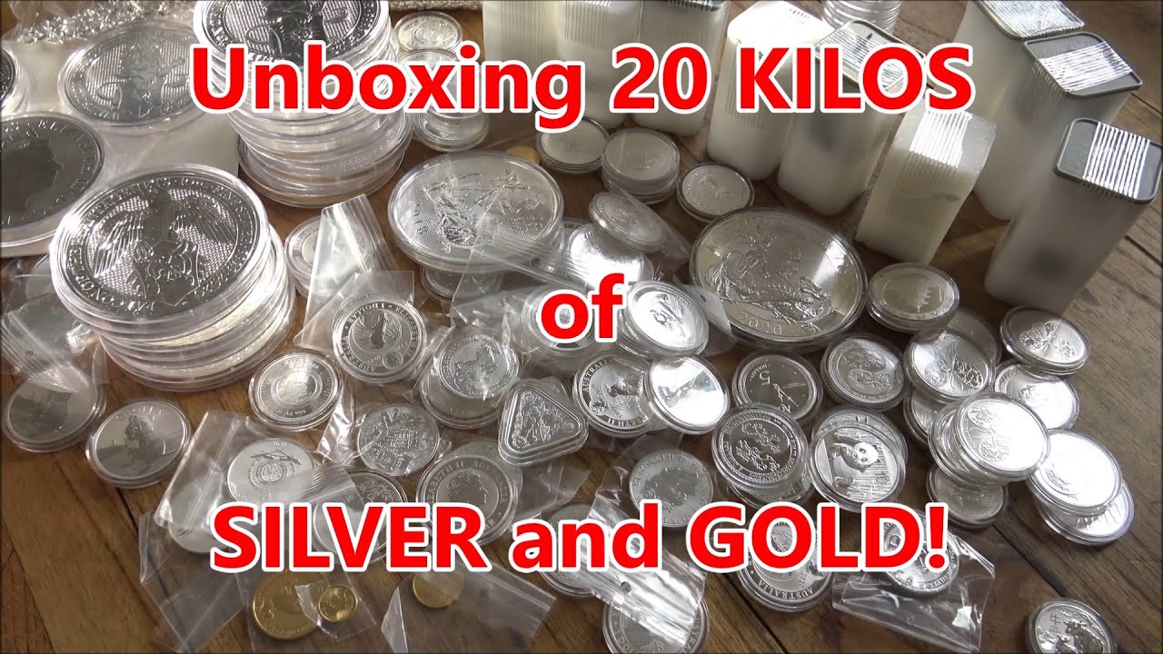 Unboxing 20 KILOS of silver and gold is JUST the beginning - Another 80 KILOS to come!