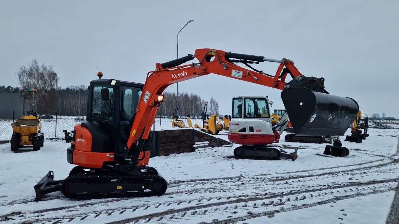 Minikoparka Kubota KX 037-4 2019R hydrauliczne szybkozłącze