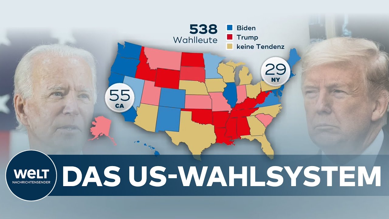 US-WAHL: Wahlmänner & Swing States - So funktioniert die Wahl in den USA