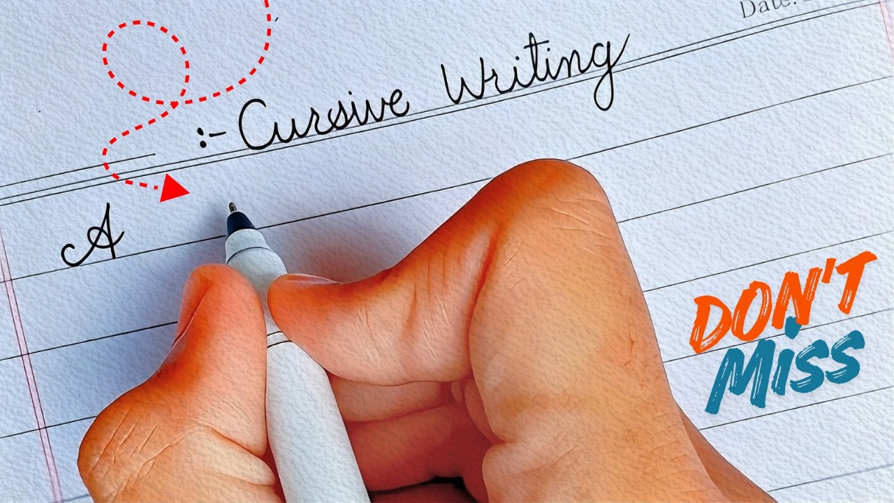 Master Cursive Writing: Secrets to Perfectly Craft ALL Uppercase English Letters! 