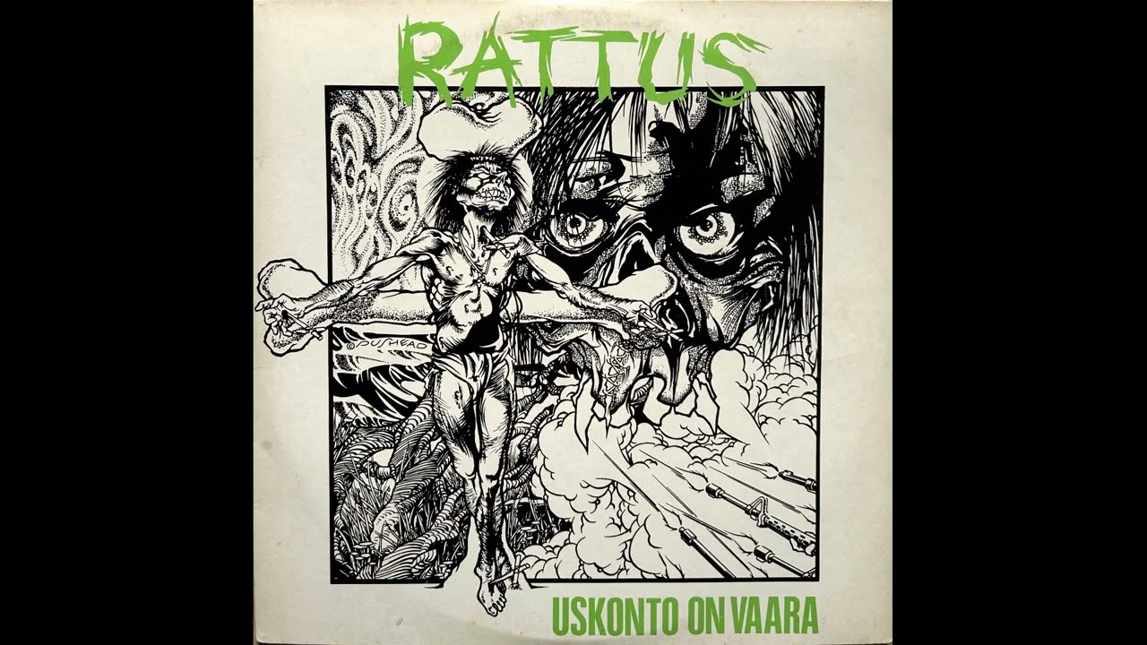 RATTUS - Uskonto On Vaara 1984 / Full Album LP