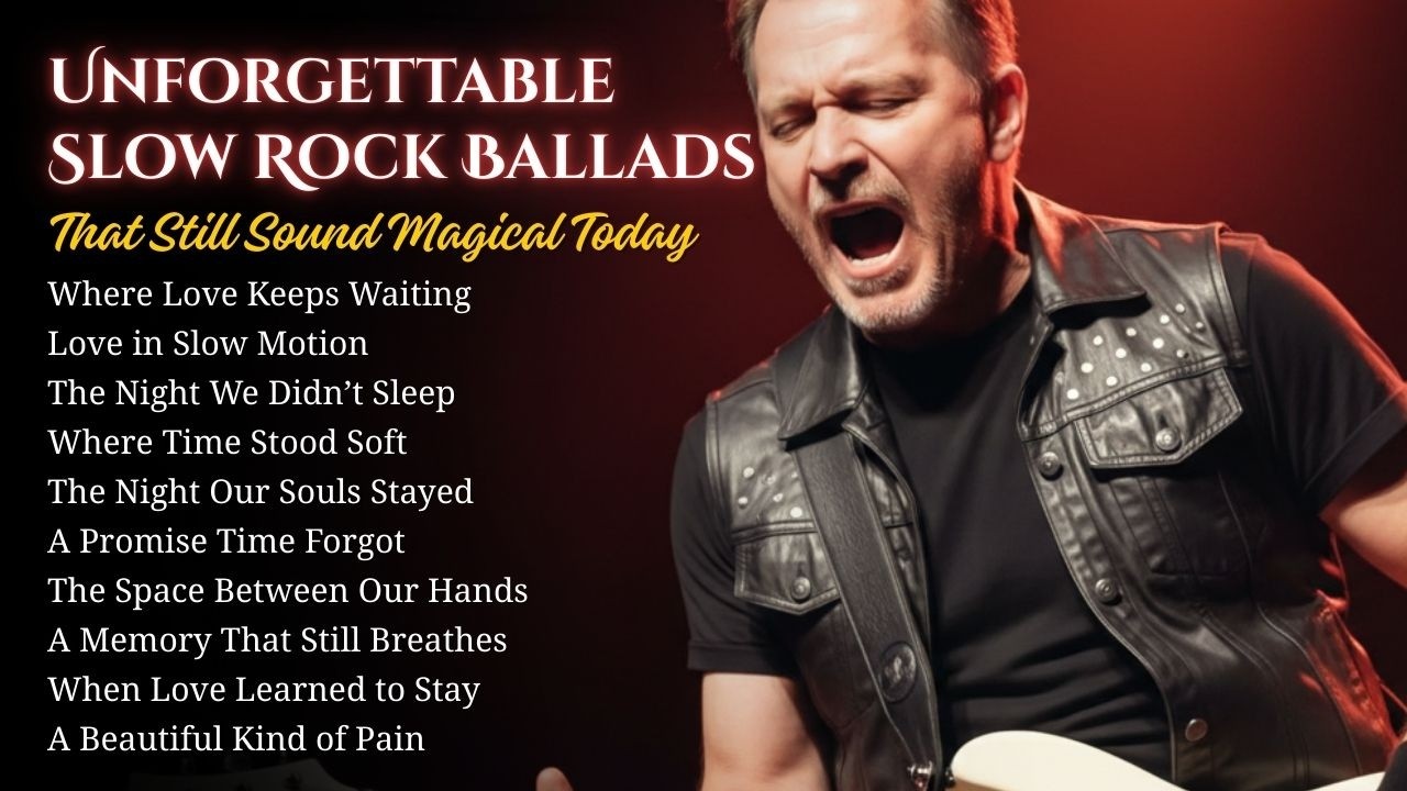 Unforgettable Slow Rock Ballads 80s That Still Sound Magical Today