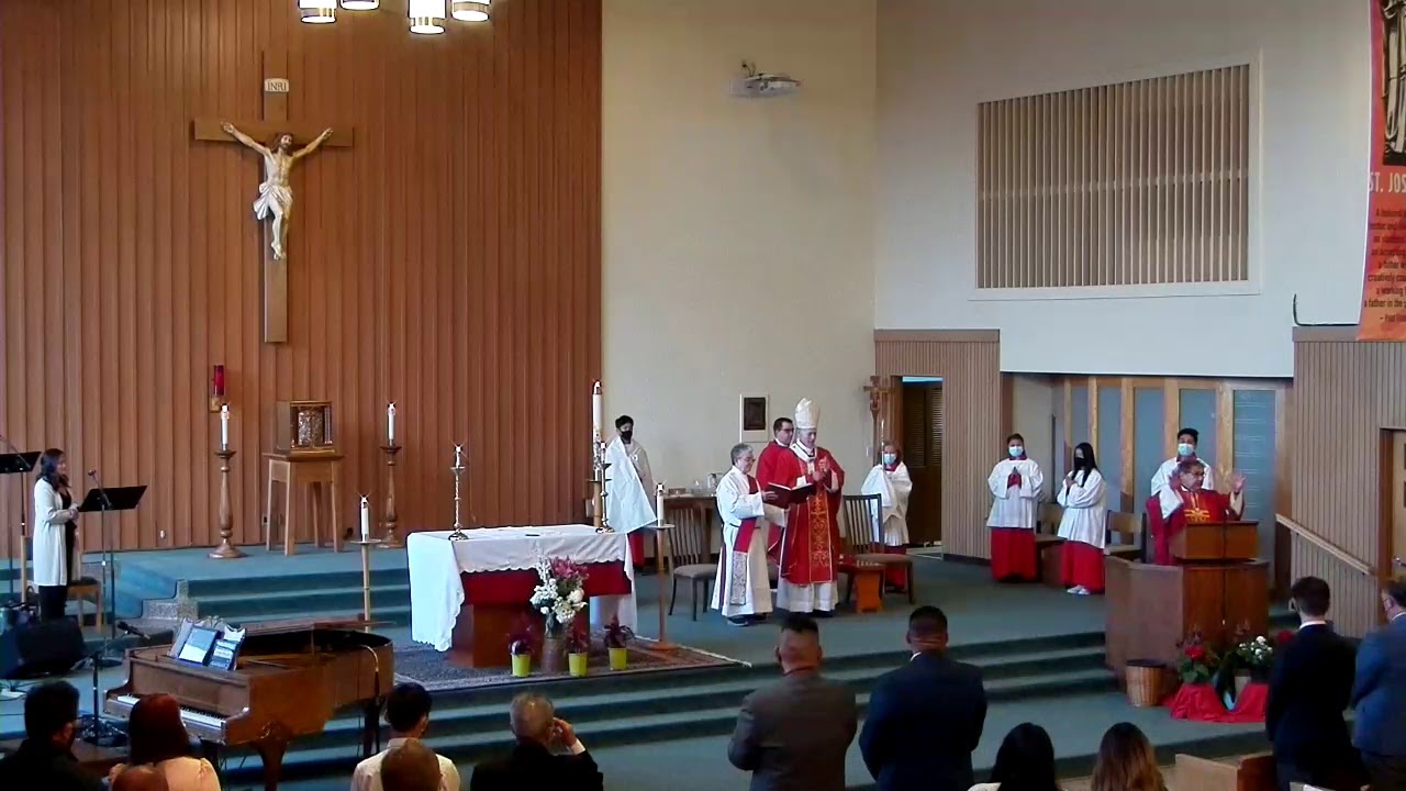 Confirmation Mass with Archbishop Sample