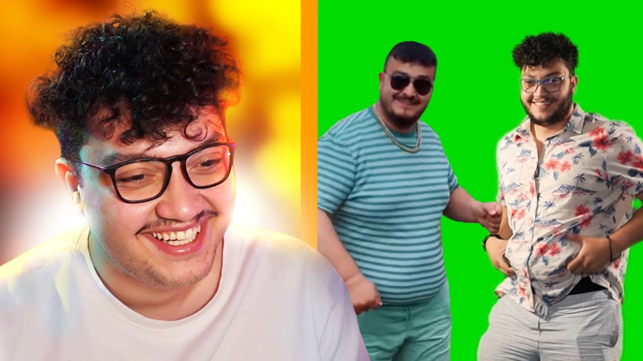 اعطيت متابعيني مقاطع بالشاشة الخضرة🤣 و هاي كانت النتيجة!!!