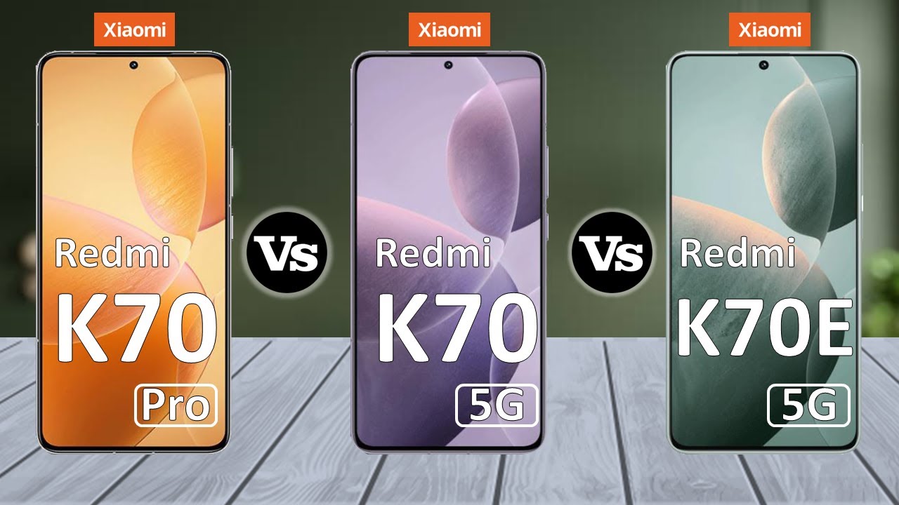 Redmi K70 Pro Vs Redmi K70 Vs Redmi K70E - Full Comparison