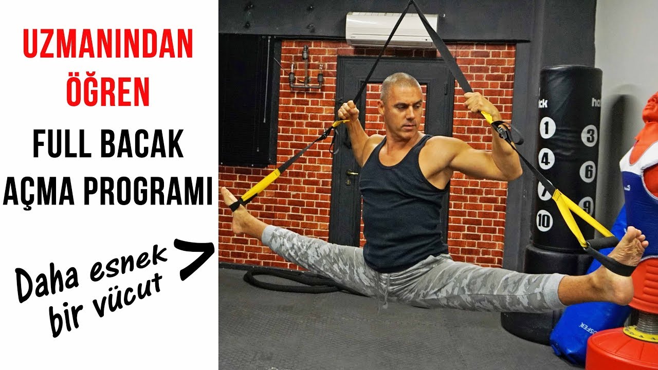Bacak açma ve tüm vücut esnetme | Kendi programım
