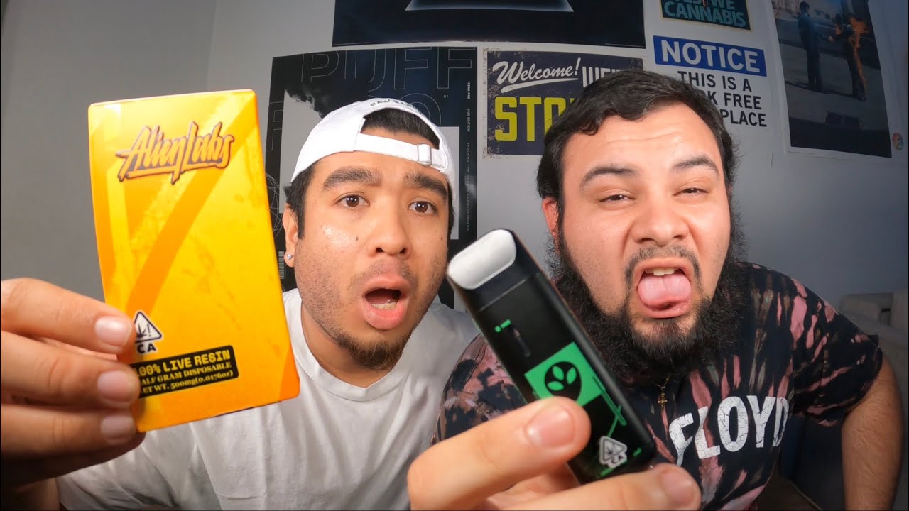 NEW ALIEN LABS DISPOSABLE PEN REVIEW & REACTION!