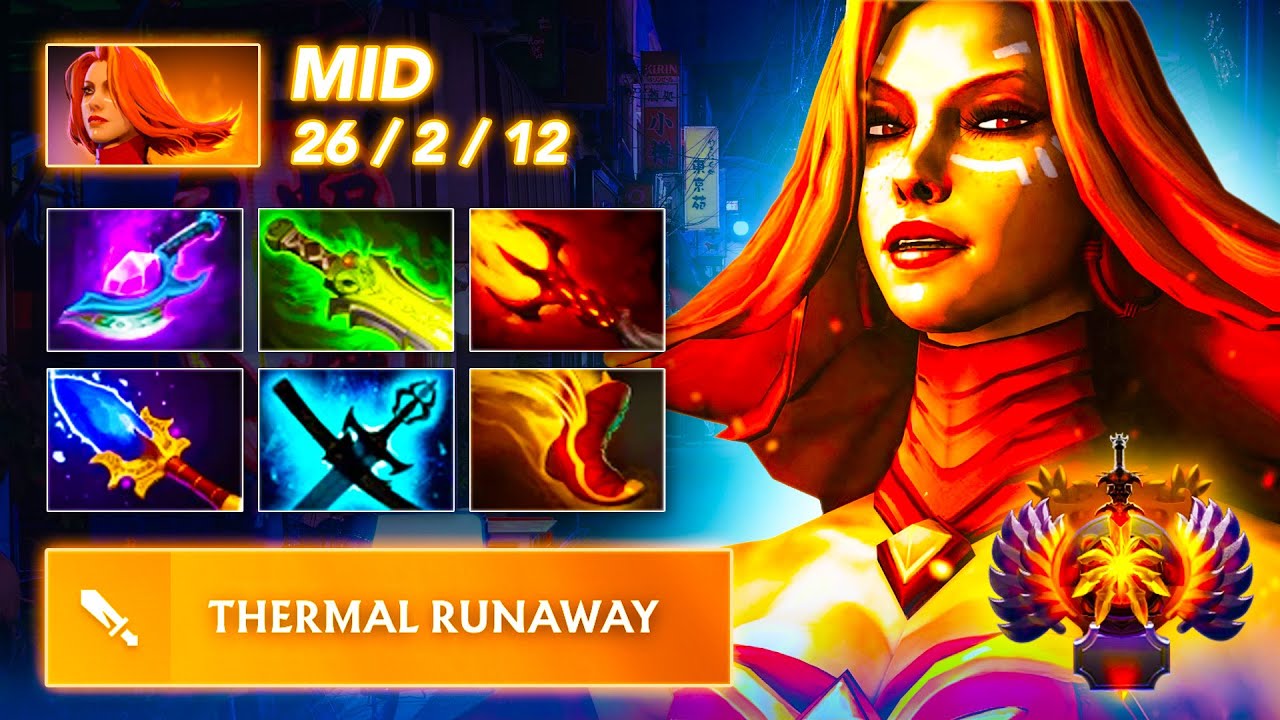 [7.38c] BLAZING STRIKE 🔥 Lina MID | Full Gameplay Dota Class