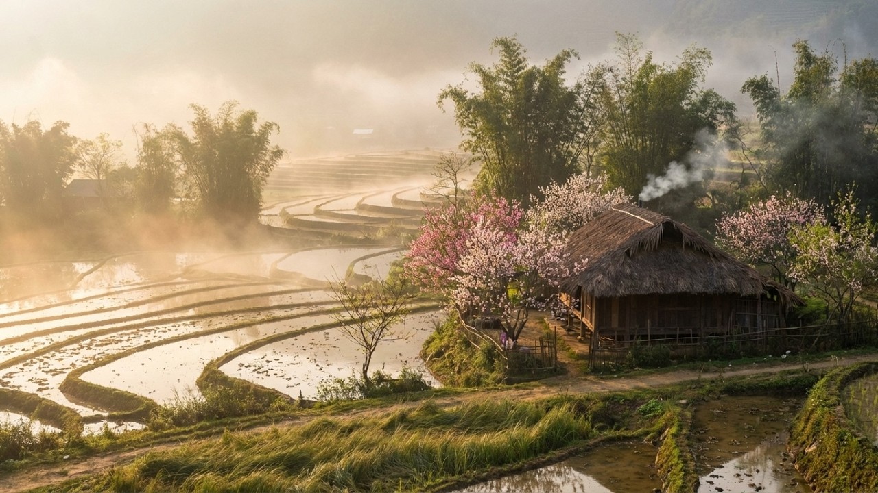 Nhạc Piano Nhẹ Nhàng Cho Tết Âm Lịch Việt Nam | Nhạc Nền Tết Không Lời Bình Yên