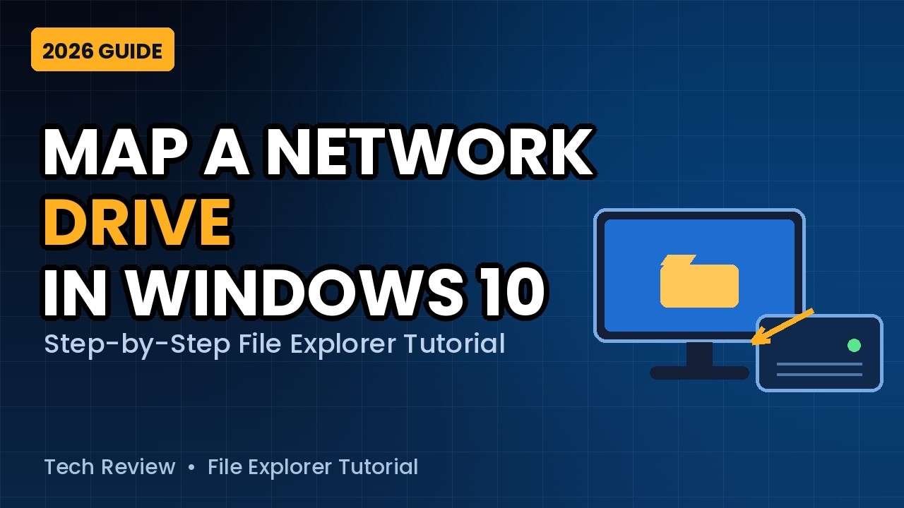 How to Map a Network Drive in Windows 10 (2025 Guide)