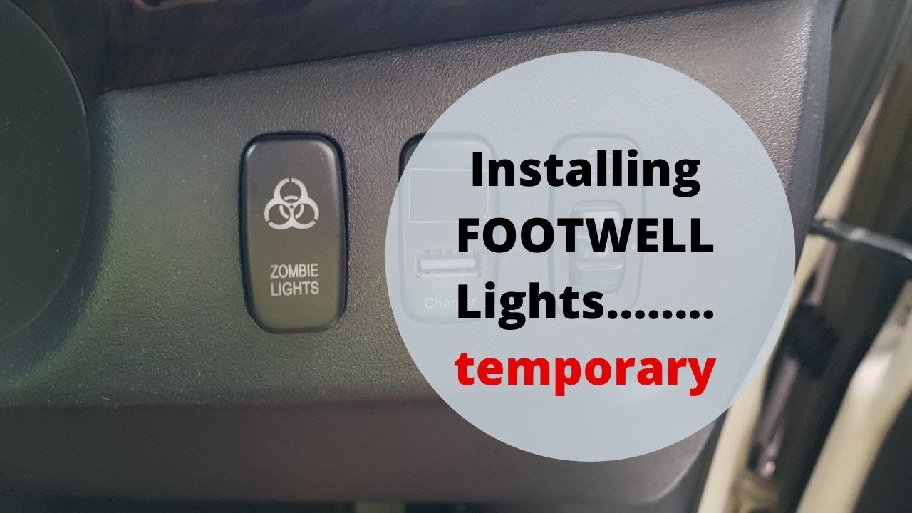 Inspira/Lancer 08 - Installing footwell lights 1